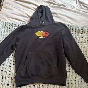 Black Hoodie with Colorful Logo